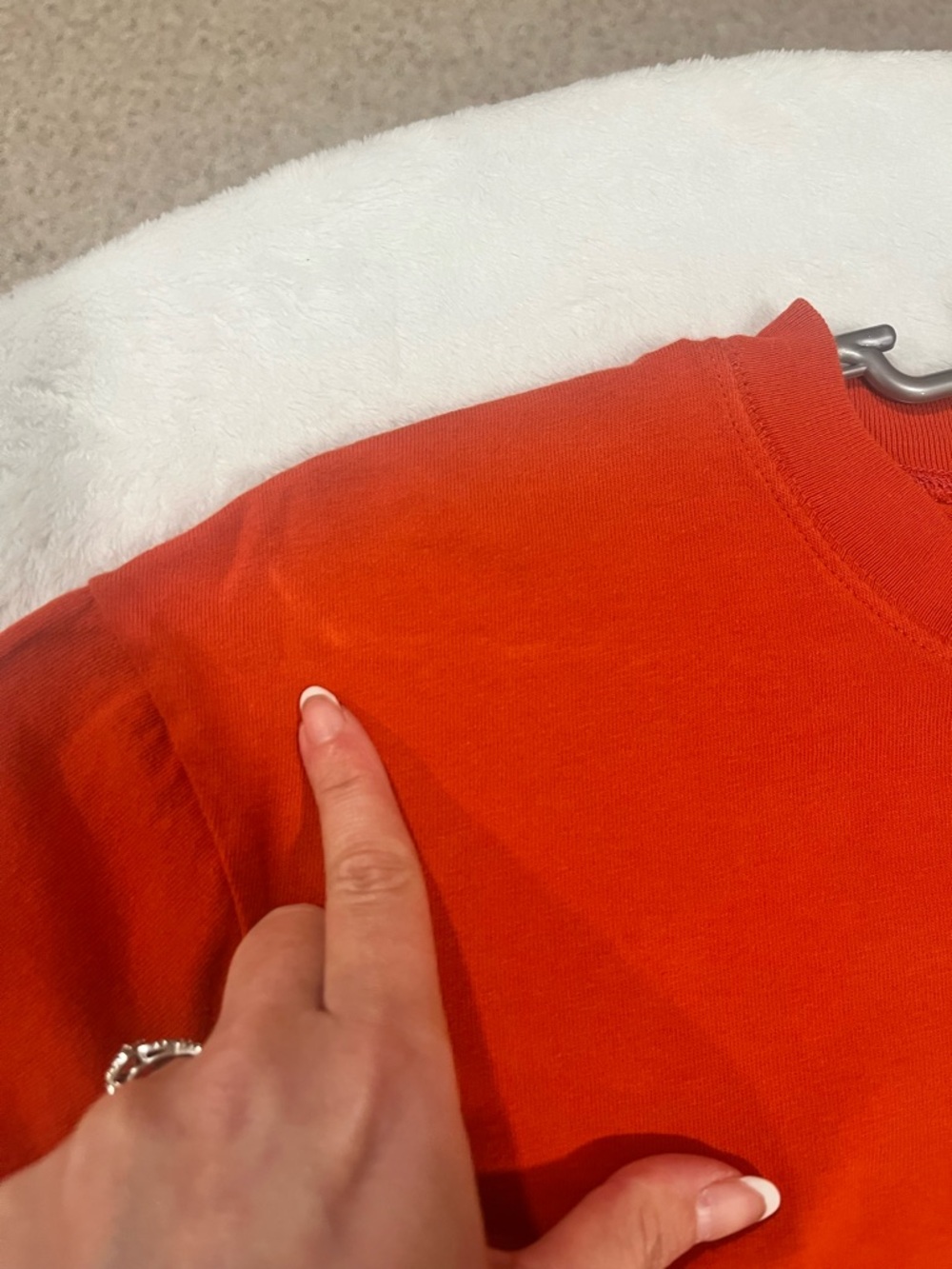 Madewell Burnt Orange Crewneck T-Shirt Dress - Small - Picture 6 of 6